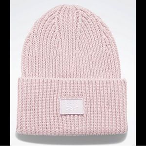 NWT Reebok Classics Foundation Beanie Pink Hat